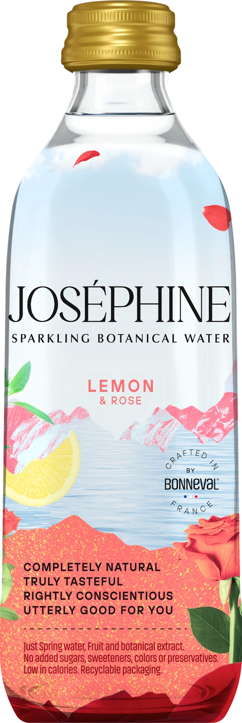 josephine bouteille citron rose en